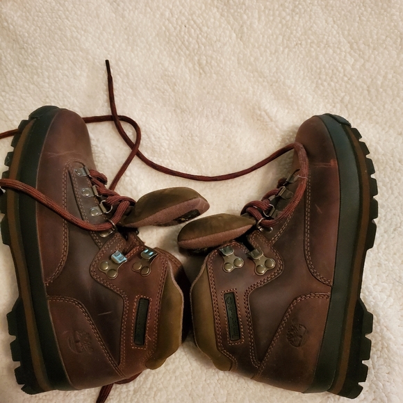 Womens Vintage Timberland Boots. Size 9.5 M. NWOT. Brown - Picture 6 of 7
